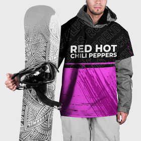 Накидка на куртку 3D с принтом Red Hot Chili Peppers rock legends: символ сверху в Белгороде, 100% полиэстер |  | Тематика изображения на принте: 