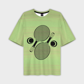 Мужская футболка oversize 3D с принтом Настольный теннис или пинг понг в Тюмени,  |  | 