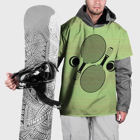 Накидка на куртку 3D с принтом Настольный теннис или пинг понг в Курске, 100% полиэстер |  | Тематика изображения на принте: 