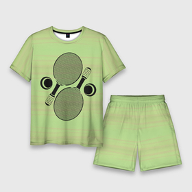Мужской костюм с шортами 3D с принтом Настольный теннис или пинг понг в Тюмени,  |  | 