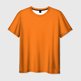 Мужская футболка 3D с принтом Сочный апельсиновый в Новосибирске, 100% полиэфир | прямой крой, круглый вырез горловины, длина до линии бедер | 