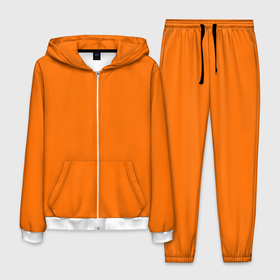 Мужской костюм 3D с принтом Сочный апельсиновый в Тюмени, 100% полиэстер | Манжеты и пояс оформлены тканевой резинкой, двухслойный капюшон со шнурком для регулировки, карманы спереди | Тематика изображения на принте: 