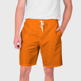 Мужские шорты 3D с принтом Сочный апельсиновый ,  полиэстер 100% | прямой крой, два кармана без застежек по бокам. Мягкая трикотажная резинка на поясе, внутри которой широкие завязки. Длина чуть выше колен | Тематика изображения на принте: 