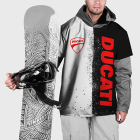 Накидка на куртку 3D с принтом Ducati   двоичный в Курске, 100% полиэстер |  | Тематика изображения на принте: 