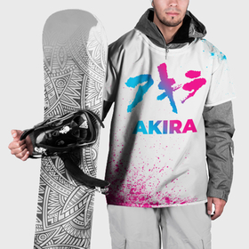 Накидка на куртку 3D с принтом Akira neon gradient style в Санкт-Петербурге, 100% полиэстер |  | Тематика изображения на принте: 