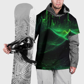 Накидка на куртку 3D с принтом Цифровое измерение в Белгороде, 100% полиэстер |  | Тематика изображения на принте: 