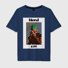 Мужская футболка хлопок Oversize с принтом Лего Фрэнк Оушен в Кировске, 100% хлопок | свободный крой, круглый ворот, “спинка” длиннее передней части | 