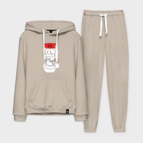 Мужской костюм хлопок с толстовкой с принтом Молоко в городе Новоалтайск,  |  | 