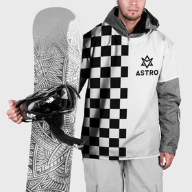 Накидка на куртку 3D с принтом Астро шахматка в Петрозаводске, 100% полиэстер |  | 