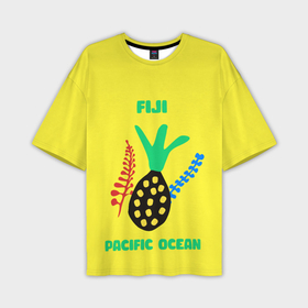 Мужская футболка oversize 3D с принтом Фиджи   Тихий океан в Санкт-Петербурге,  |  | Тематика изображения на принте: 