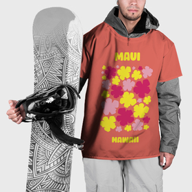 Накидка на куртку 3D с принтом Мауи   Гавайи в Петрозаводске, 100% полиэстер |  | Тематика изображения на принте: 