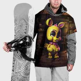 Накидка на куртку 3D с принтом Spring Bonnie  Five Nights at Freddys в Тюмени, 100% полиэстер |  | Тематика изображения на принте: 