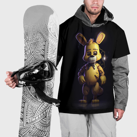 Накидка на куртку 3D с принтом Spring   Bonnie  Five Nights at Freddys в Тюмени, 100% полиэстер |  | Тематика изображения на принте: 
