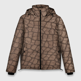 Мужская зимняя куртка 3D с принтом кожа крокодила крупная в Белгороде, верх — 100% полиэстер; подкладка — 100% полиэстер; утеплитель — 100% полиэстер | длина ниже бедра, свободный силуэт Оверсайз. Есть воротник-стойка, отстегивающийся капюшон и ветрозащитная планка. 

Боковые карманы с листочкой на кнопках и внутренний карман на молнии. | 
