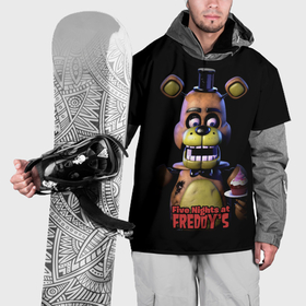 Накидка на куртку 3D с принтом Five Nights   at Freddy в Новосибирске, 100% полиэстер |  | 
