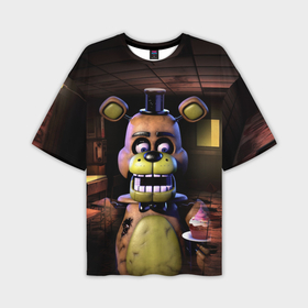Мужская футболка oversize 3D с принтом Five Nights at  Freddy в Тюмени,  |  | 