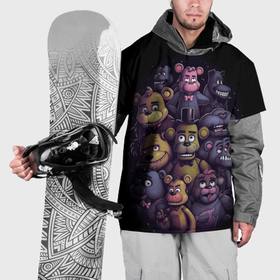 Накидка на куртку 3D с принтом Five Nights at Freddys art в Кировске, 100% полиэстер |  | Тематика изображения на принте: 