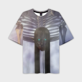 Мужская футболка oversize 3D с принтом Атака Титанов Eren Yaeger ,  |  | 