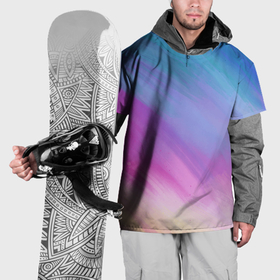 Накидка на куртку 3D с принтом Абстрактная текстура акварельного градиента в Тюмени, 100% полиэстер |  | Тематика изображения на принте: 