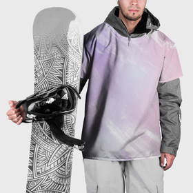 Накидка на куртку 3D с принтом Минималистичный акварельный градиент в Кировске, 100% полиэстер |  | 