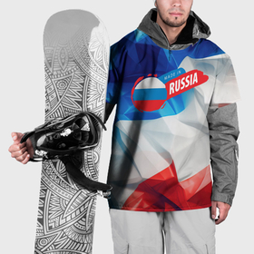 Накидка на куртку 3D с принтом Made  in Russia в Новосибирске, 100% полиэстер |  | Тематика изображения на принте: 