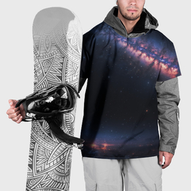 Накидка на куртку 3D с принтом Млечный путь в звездном небе в Белгороде, 100% полиэстер |  | Тематика изображения на принте: 