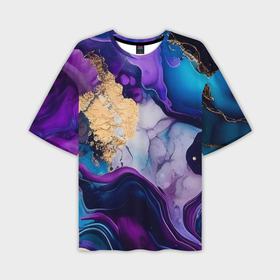 Мужская футболка oversize 3D с принтом Коралловый риф ,  |  | 