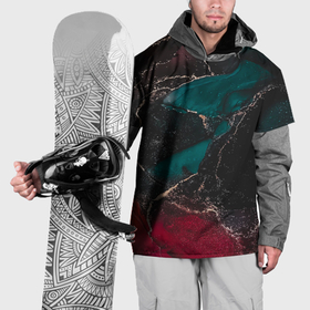 Накидка на куртку 3D с принтом Лепестки оттенков , 100% полиэстер |  | 