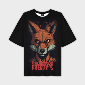 Мужская футболка oversize 3D с принтом Five Nights  at  Freddys   Mangle в Тюмени,  |  | 