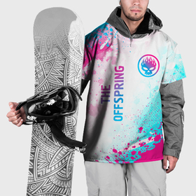 Накидка на куртку 3D с принтом The Offspring neon gradient style: надпись, символ в Екатеринбурге, 100% полиэстер |  | Тематика изображения на принте: 