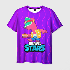 Мужская футболка 3D с принтом Doug   Brawl Stars , 100% полиэфир | прямой крой, круглый вырез горловины, длина до линии бедер | 