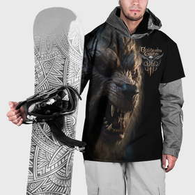 Накидка на куртку 3D с принтом Baldurs Gate  3 оборотень в Екатеринбурге, 100% полиэстер |  | 