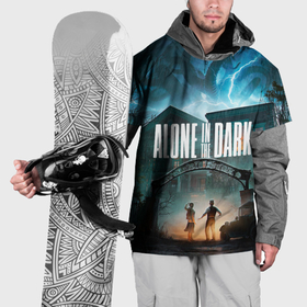 Накидка на куртку 3D с принтом Особняк Alone in the dark в Екатеринбурге, 100% полиэстер |  | 
