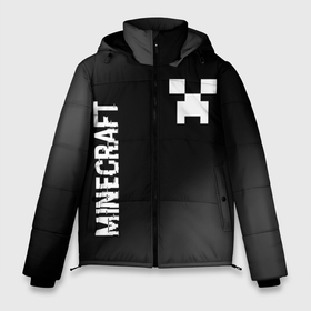 Мужская зимняя куртка 3D с принтом Minecraft glitch на темном фоне: надпись, символ , верх — 100% полиэстер; подкладка — 100% полиэстер; утеплитель — 100% полиэстер | длина ниже бедра, свободный силуэт Оверсайз. Есть воротник-стойка, отстегивающийся капюшон и ветрозащитная планка. 

Боковые карманы с листочкой на кнопках и внутренний карман на молнии. | Тематика изображения на принте: 