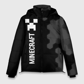 Мужская зимняя куртка 3D с принтом Minecraft glitch на темном фоне: по вертикали , верх — 100% полиэстер; подкладка — 100% полиэстер; утеплитель — 100% полиэстер | длина ниже бедра, свободный силуэт Оверсайз. Есть воротник-стойка, отстегивающийся капюшон и ветрозащитная планка. 

Боковые карманы с листочкой на кнопках и внутренний карман на молнии. | 