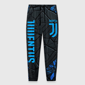Мужские брюки 3D с принтом Juventus logo в Екатеринбурге, 100% полиэстер | манжеты по низу, эластичный пояс регулируется шнурком, по бокам два кармана без застежек, внутренняя часть кармана из мелкой сетки | 