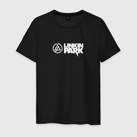 Светящаяся мужская футболка с принтом Linkin Park  логотип в Новосибирске,  |  | 