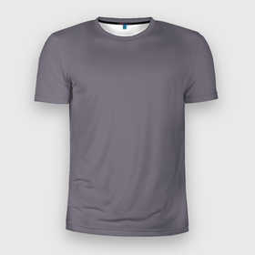 Мужская футболка 3D Slim с принтом Перламутрово ежевичный однотонный в Кировске, 100% полиэстер с улучшенными характеристиками | приталенный силуэт, круглая горловина, широкие плечи, сужается к линии бедра | 