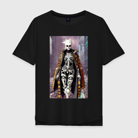 Мужская футболка хлопок Oversize с принтом Дефиле городской ведьмы   хэллоуин , 100% хлопок | свободный крой, круглый ворот, “спинка” длиннее передней части | 