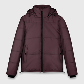 Мужская зимняя куртка 3D с принтом Тёмный черновато пурпурный в Новосибирске, верх — 100% полиэстер; подкладка — 100% полиэстер; утеплитель — 100% полиэстер | длина ниже бедра, свободный силуэт Оверсайз. Есть воротник-стойка, отстегивающийся капюшон и ветрозащитная планка. 

Боковые карманы с листочкой на кнопках и внутренний карман на молнии. | 
