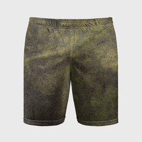 Мужские шорты спортивные с принтом Текстура   Dirty green в Новосибирске,  |  | 