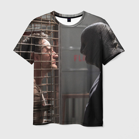 Мужская футболка 3D с принтом Аркин и Коллекционер , 100% полиэфир | прямой крой, круглый вырез горловины, длина до линии бедер | Тематика изображения на принте: 