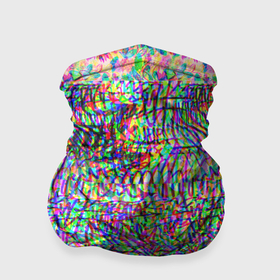 Бандана-труба 3D с принтом Glitch burst в Белгороде, 100% полиэстер, ткань с особыми свойствами — Activecool | плотность 150‒180 г/м2; хорошо тянется, но сохраняет форму | 