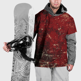 Накидка на куртку 3D с принтом Текстура   Red on black в Белгороде, 100% полиэстер |  | Тематика изображения на принте: 