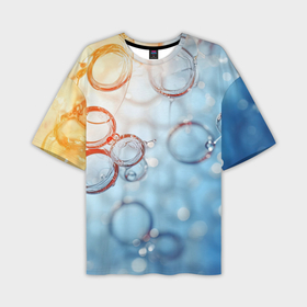 Мужская футболка oversize 3D с принтом Пузырчатая фантасмагория в Тюмени,  |  | 