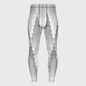 Мужские тайтсы 3D с принтом Серые длинные ромбы в Санкт-Петербурге,  |  | Тематика изображения на принте: 