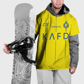 Накидка на куртку 3D с принтом Криштиану Роналду Аль Наср форма 23 24 домашняя в Курске, 100% полиэстер |  | Тематика изображения на принте: 