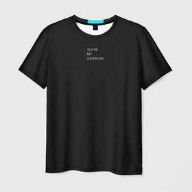 Мужская футболка 3D с принтом Superstar   freddy в Курске, 100% полиэфир | прямой крой, круглый вырез горловины, длина до линии бедер | 