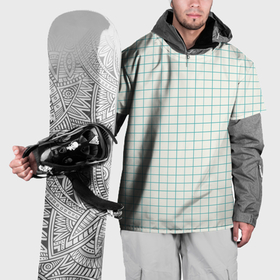 Накидка на куртку 3D с принтом Тетрадная клетка в Тюмени, 100% полиэстер |  | 