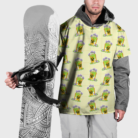 Накидка на куртку 3D с принтом токсичный бак , 100% полиэстер |  | Тематика изображения на принте: 